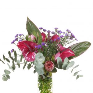 Saisonal handgebundenes Bouquet - Ladys Bunch